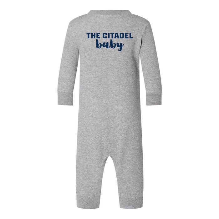 The Citadel Baby, Infant Fleece One-Piece - Gray