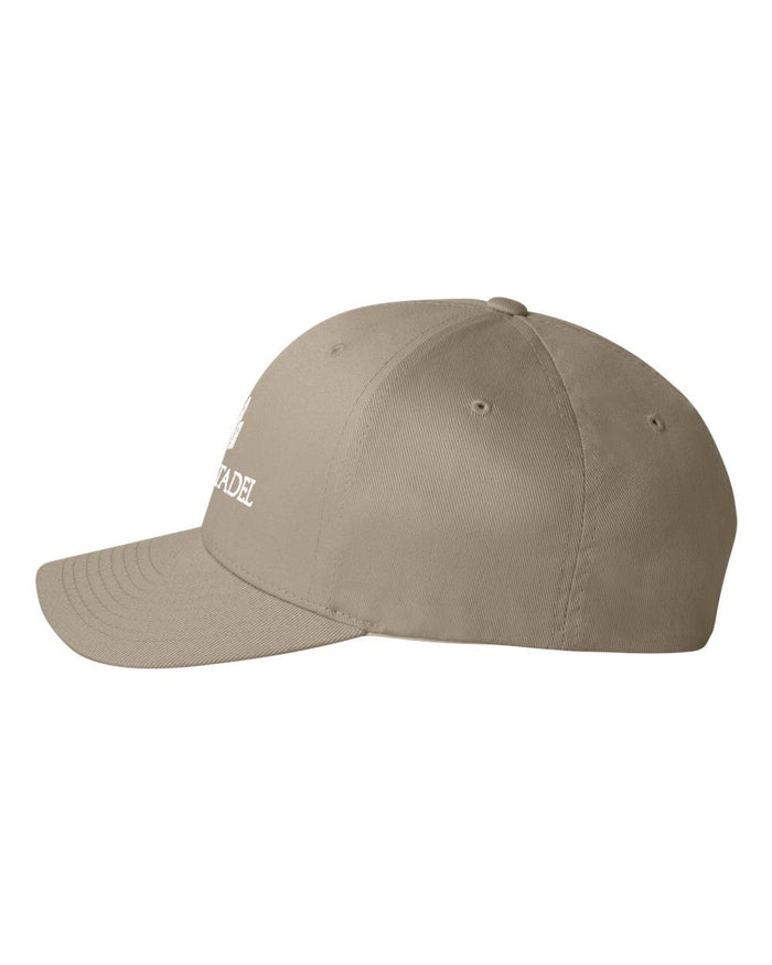The Citadel, Barracks, Flexfit - Cotton Blend Cap Khaki