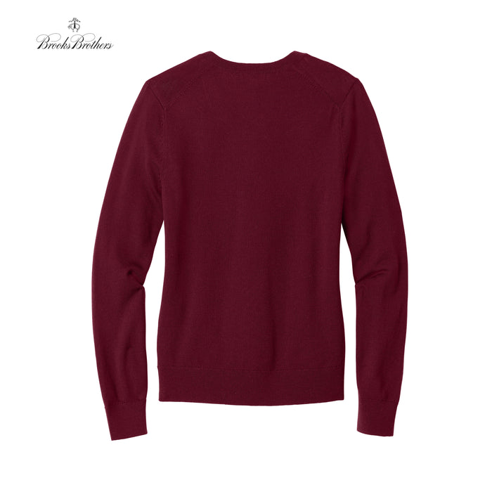 The Citadel, Big Red, Brooks Brothers ® Women’s Washable Merino V-Neck Sweater