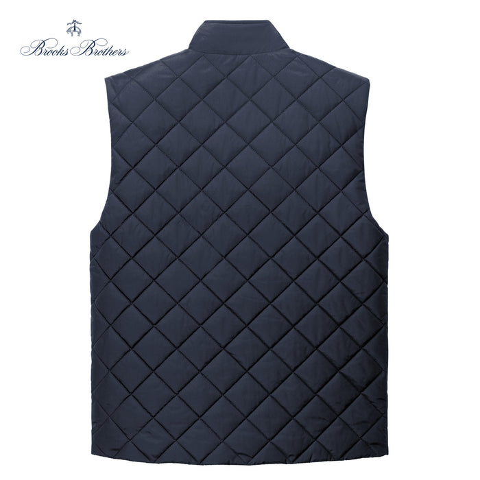 The Citadel, Alumni Big Red, Palmtree, Brooks Brothers® Quilted Vest - Navy