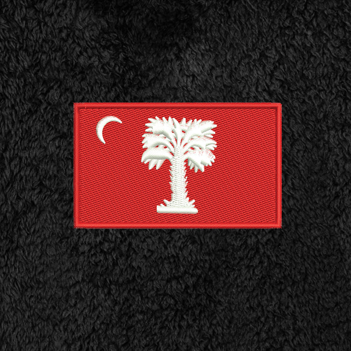 The Citadel, Big Red Flag, Port Authority® Cozy 1/4-Zip Fleece - Black