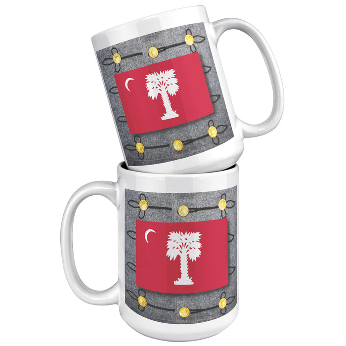 The Citadel, Big Red with Full Dress background 15oz Mug