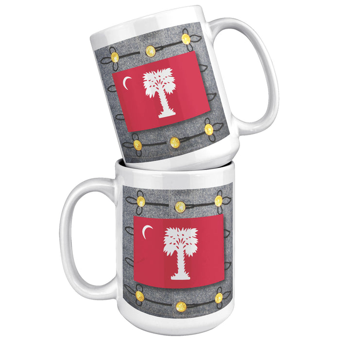 The Citadel, Big Red with Full Dress background 15oz Mug