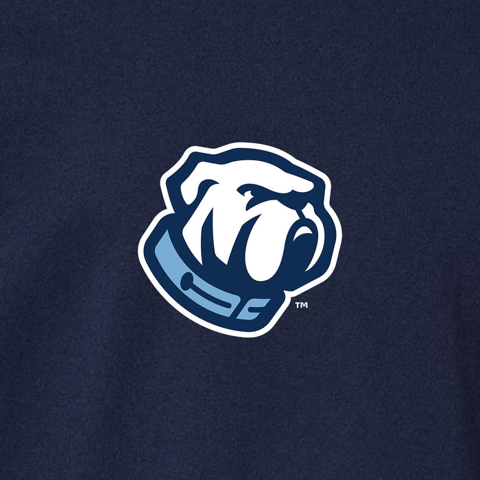 The Citadel. Bulldog, Toddler Cotton Jersey Long Sleeve Tee - Navy
