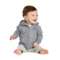 The Citadel, C Spike, Port & Co™ Infant Core Fleece Full-Zip Hooded Sweatshirt - Gray