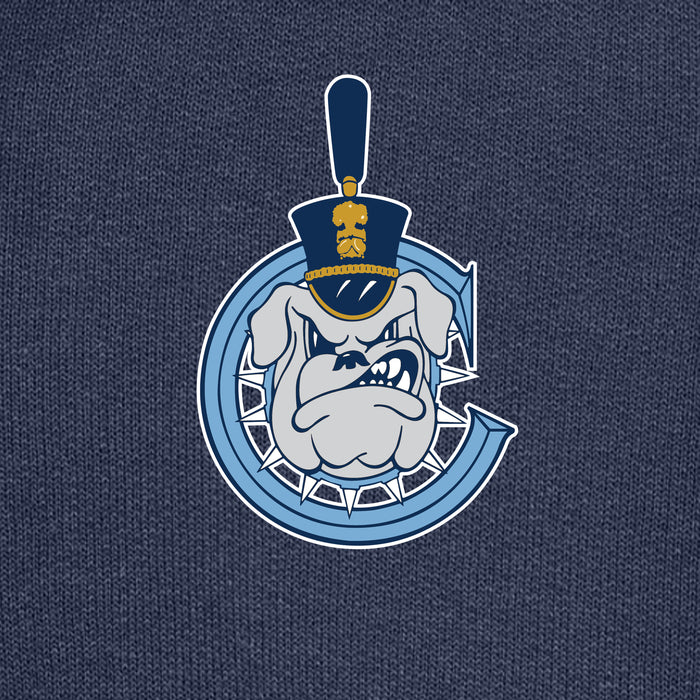 The Citadel, C Spike, Port & Co™ Infant Core Fleece Full-Zip Hooded Sweatshirt - Navy