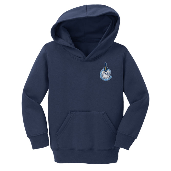 The Citadel, C Spike, Port & Co™ Toddler Core Fleece Pullover Hooded Sweatshirt - Navy