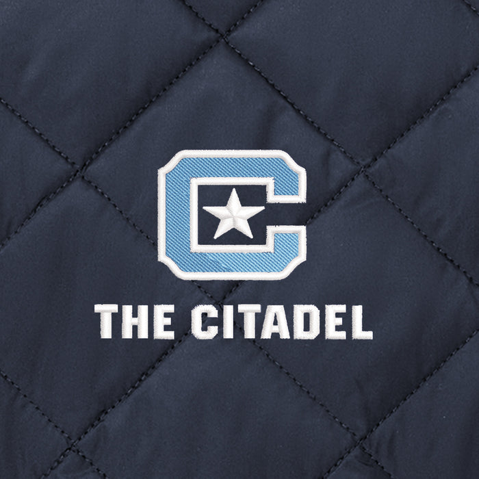The Citadel, C Star, Brooks Brothers® Quilted Vest- Navy