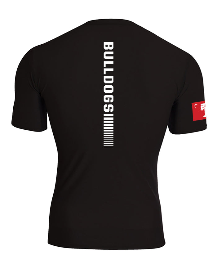 The Citadel, C Star, Club Sport - Jiu Jitsu, Compression Short Sleeve T-Shirt - Black