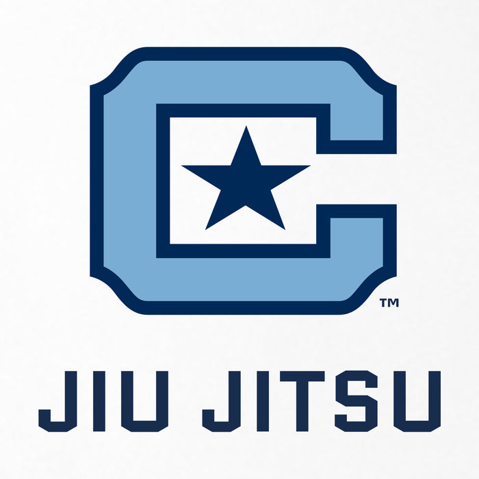The Citadel, C Star, Club Sport - Jiu Jitsu, Compression Short Sleeve T-Shirt - White
