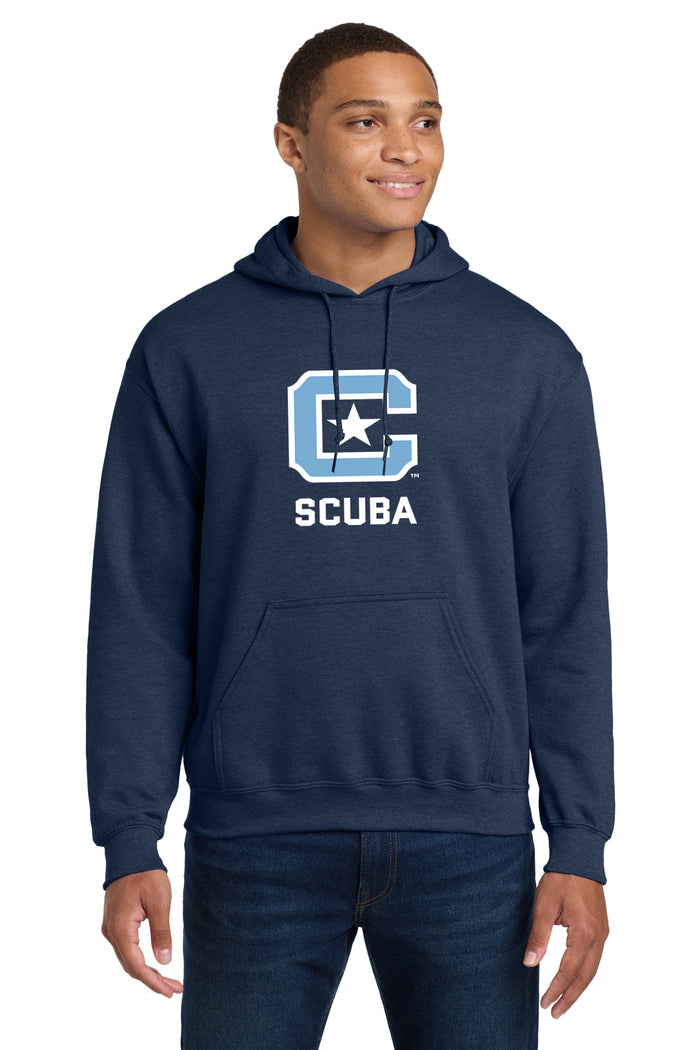 The Citadel, C Star, Club Sports - Scuba,  Heavy Blend™ Hooded Sweatshirt - Navy