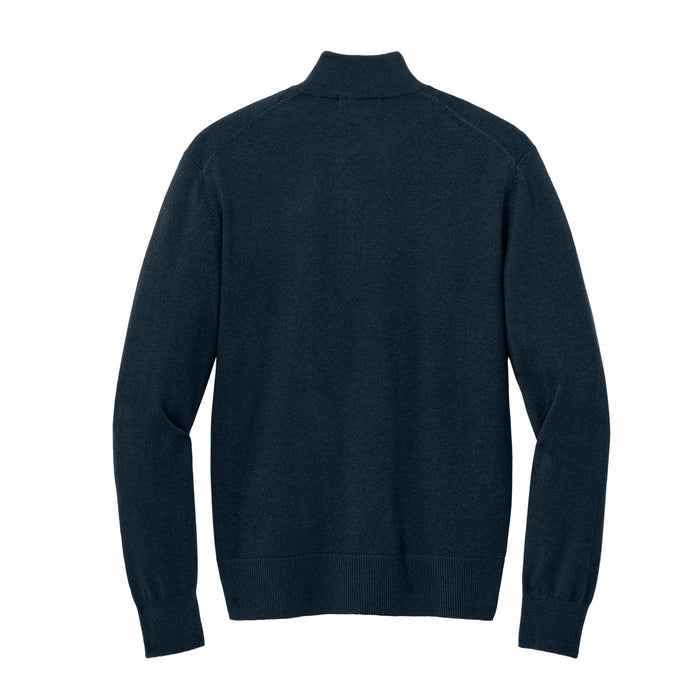 The Citadel, C Star, Port Authority® Easy Care 1/4-Zip Sweater - Navy