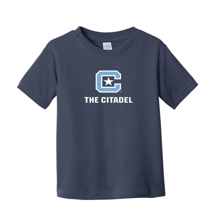 The Citadel, C Star, Toddler Fine Jersey Tee - Navy