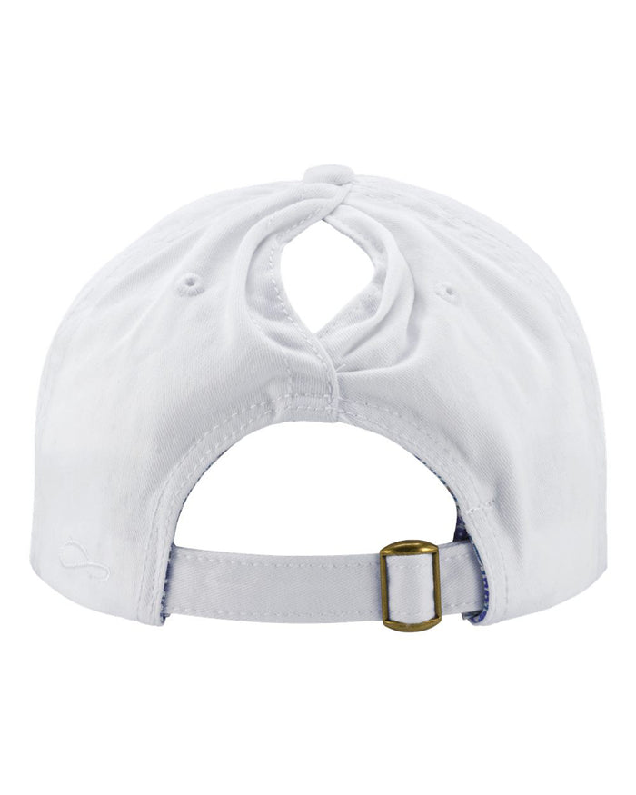 The Citadel, Citadel C, Women's Pigment-Dyed with Fashion Undervisor Cap White