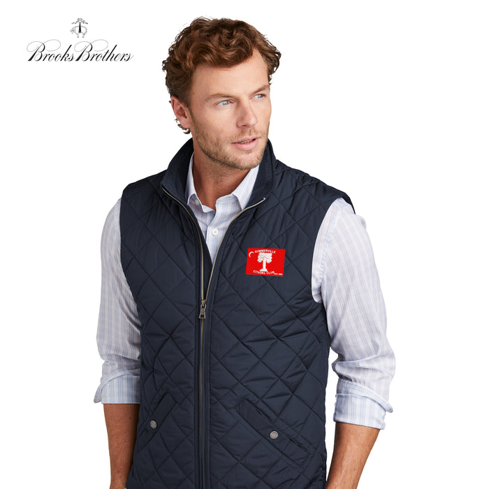 The Citadel, Citadel Club, Summerville, Brooks Brothers® Quilted Vest - Navy