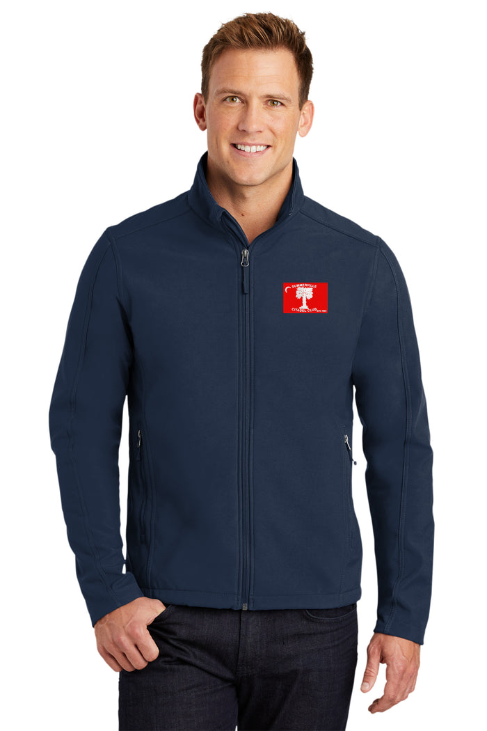 The Citadel, Citadel Club, Summerville, Core Soft Shell Jacket -Navy