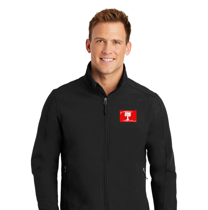 The Citadel, Citadel Club, Summerville, Core Soft Shell Jacket - Black