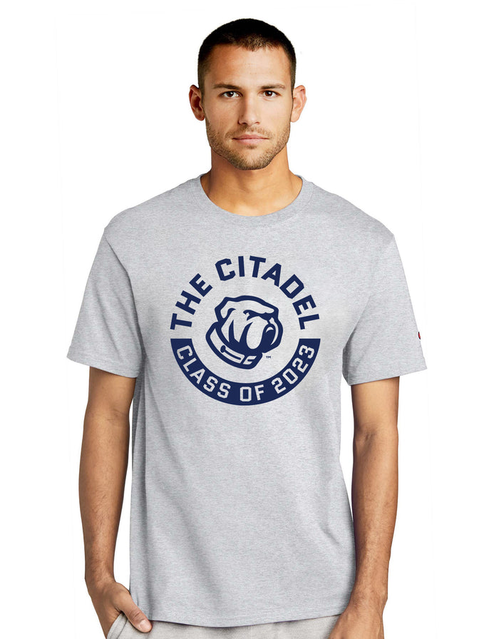 Class of 2023 Bulldog Champion Jersey Tee-Ash