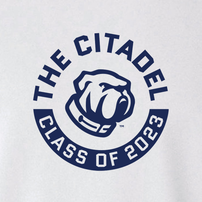 Class Of 2023 The Citadel Bulldog Cooling Performance Tee- White