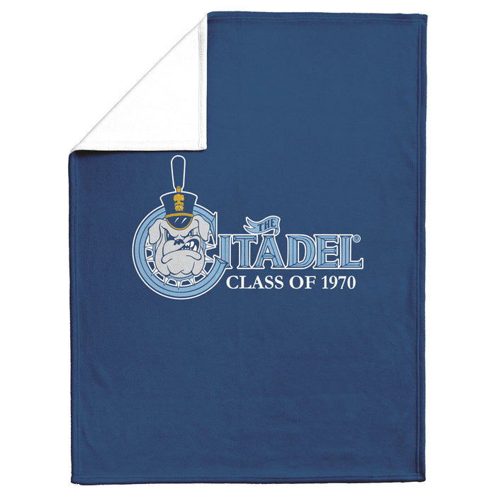 The Citadel, Class Of (Your Year) Customized, Vintage Spike logo, Navy Blanket