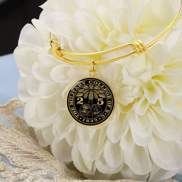 The Citadel, Class of  YOUR YEAR,Optional engraveable Ring Bezel Pendant Bracelet