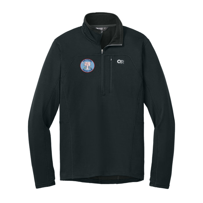 The Citadel, Club Sports - Hockey, Outdoor Research® Tech Grid 1/4-Zip Fleece - Black