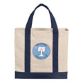 The Citadel, Club Sports - Hockey, Port Authority® Cotton Canvas Two-Tone Tote - Navy