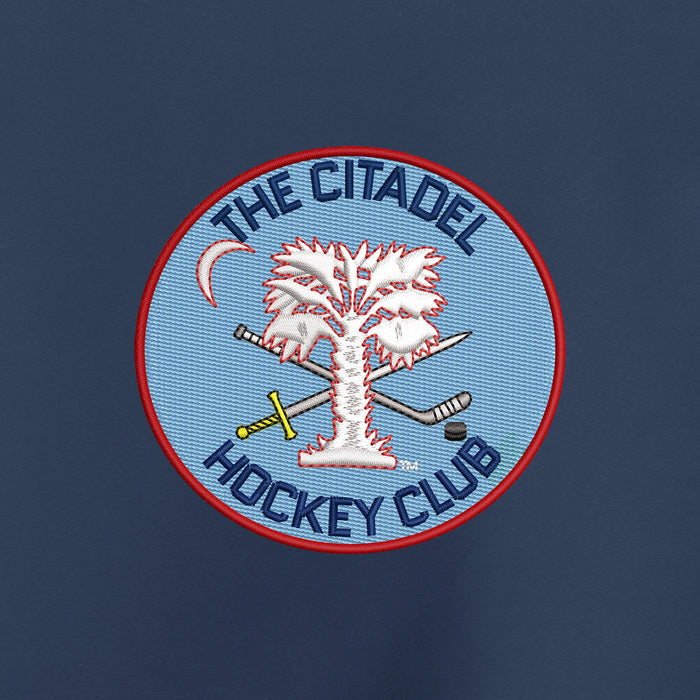 The Citadel, Club Sports - Hockey, Sport-Tek® Sport-Wick® Stretch 1/4-Zip Pullover - Navy