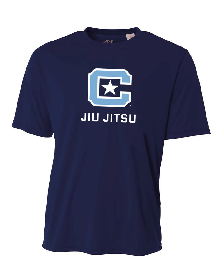 The Citadel, Club Sports - Jiu Jitsu,  Performance Short Sleeves T-Shirt - Navy