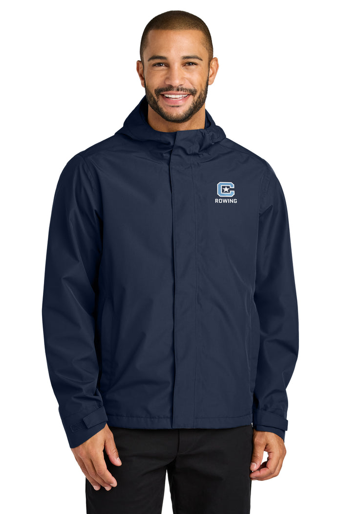 The Citadel, Club Sports - Rowing, Men Port Authority® C-FREE® Rain Jacket- Navy