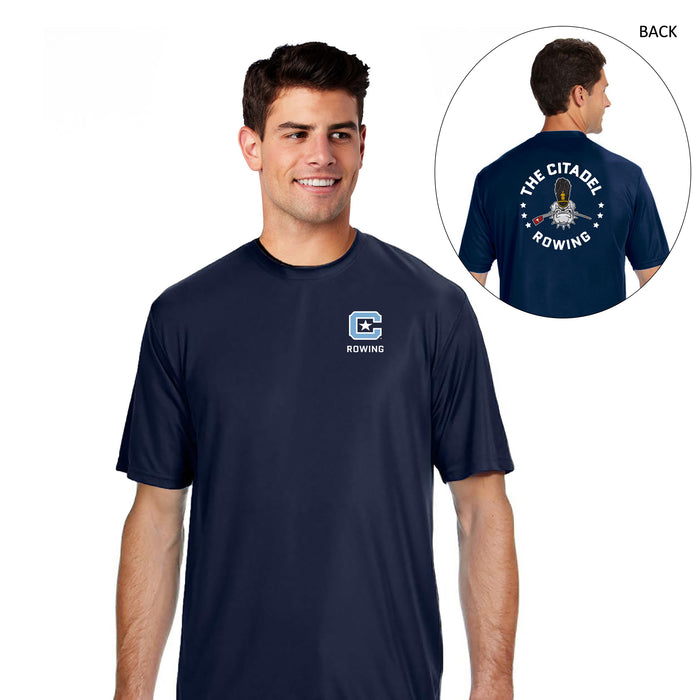 The Citadel, Club Sports - Rowing,  Performance Short Sleeve T-Shirt_Navy