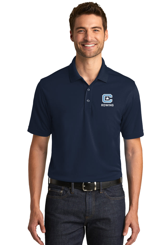 The Citadel, Club Sports - Rowing, Navy, UV Micro-Mesh Polo