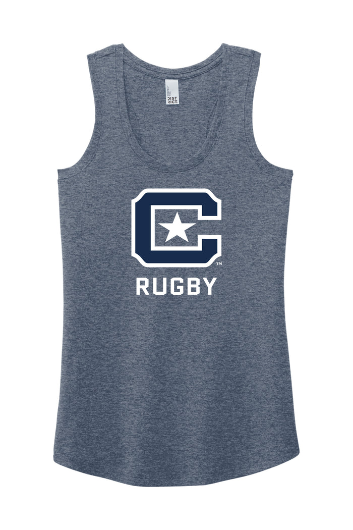 The Citadel, Club Sports - Rugby, District ® Women’s Perfect Tri ® Racerback Tank -  Navy