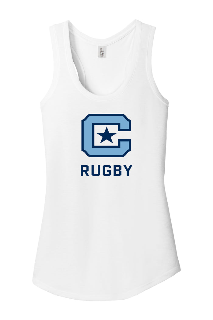 The Citadel, Club Sports - Rugby, District ® Women’s Perfect Tri ® Racerback Tank -  White