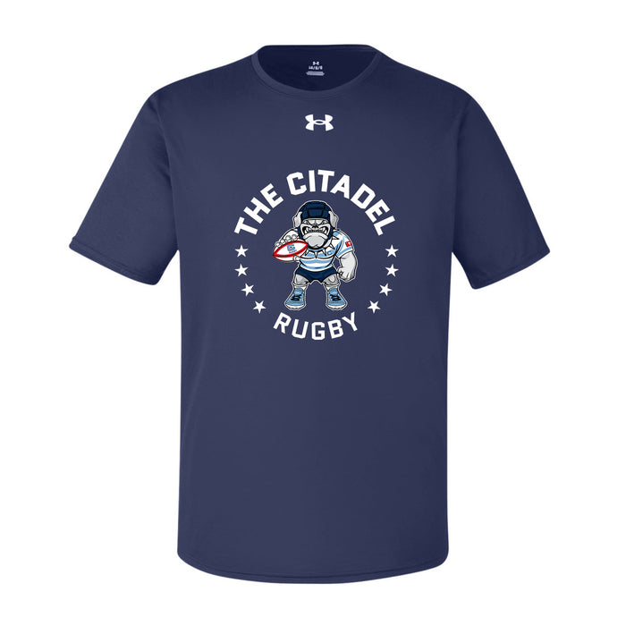 The Citadel, Club Sports, Spike Rugby, Under Armour Men's Team Tech T-Shirt - Navy