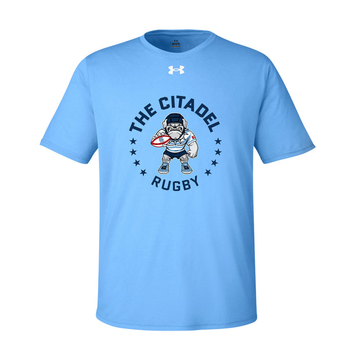 The Citadel, Club Sports, Spike Rugby, Under Armour Men's Team Tech T-Shirt - Carolina Blue