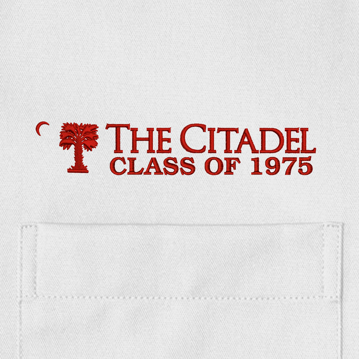 The Citadel, Customizable (Your Year), Port Authority® Long Sleeve SuperPro React™ Twill Shirt - White