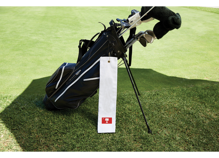 The Citadel, Flag BRP, Port Authority® Grommeted Tri-Fold Golf Towel - White