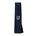 The Citadel, Jumping Bulldog, Port Authority® Grommeted Tri-Fold Golf Towel_Navy