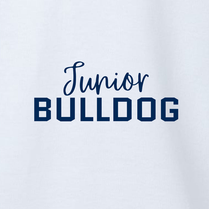 The Citadel, Junior Bulldog, Infant Flutter Sleeve Baby Rib Bodysuit - White