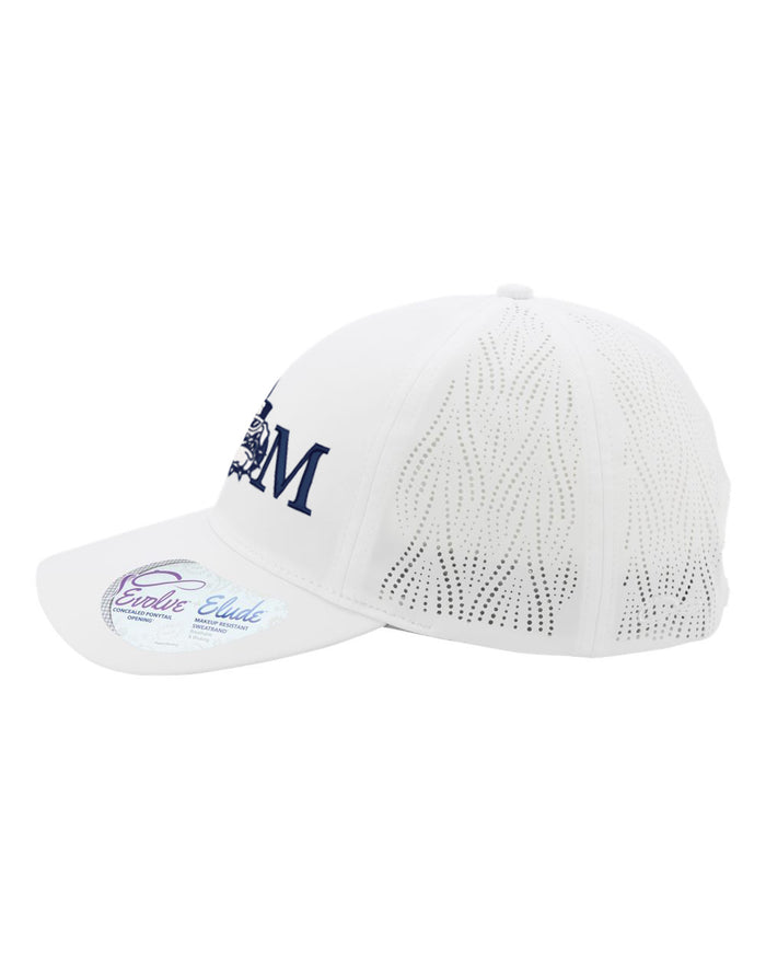 The Citadel, Mom Spike, Women's Perforated Performance Cap White
