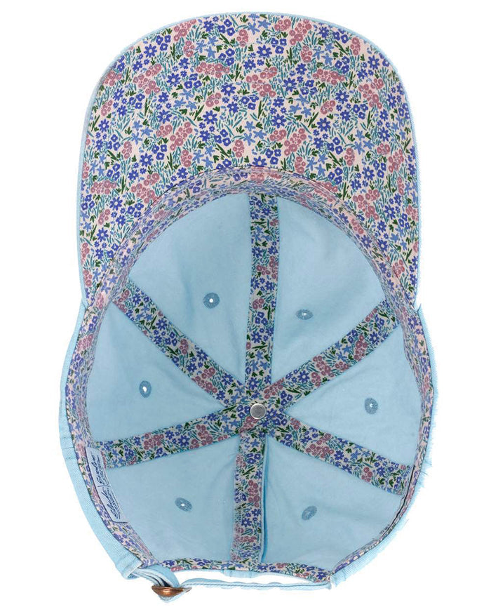 The Citadel, Script, Women's Pigment-Dyed with Fashion Undervisor Cap Carolina Blue