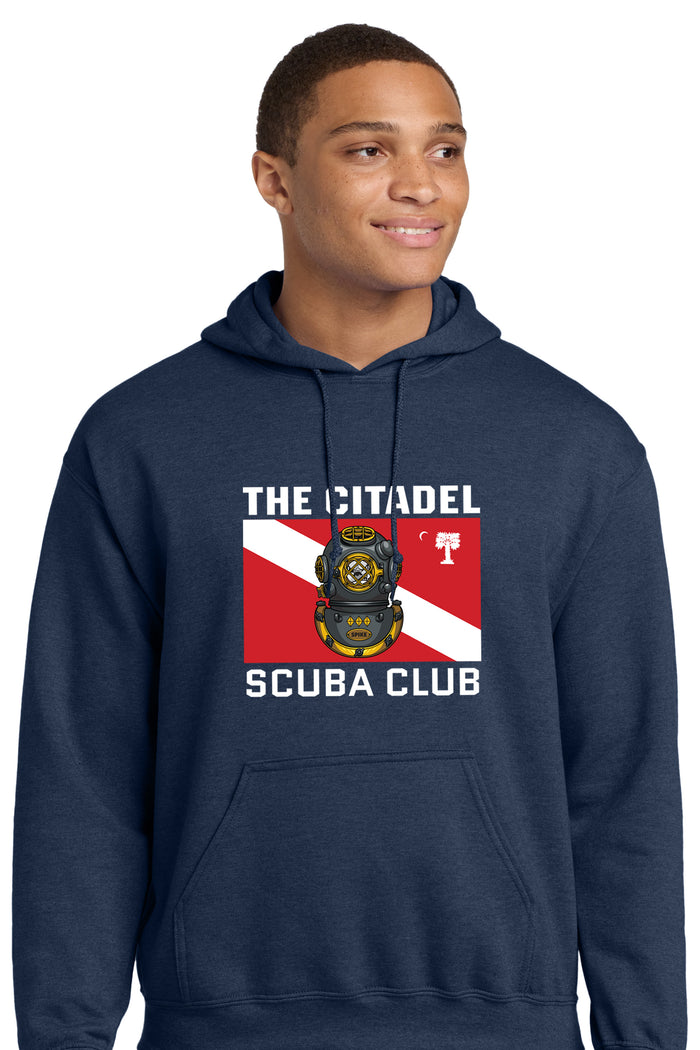 The Citadel, Scuba Logo, Club Sports - Scuba,  Heavy Blend™ Hooded Sweatshirt
