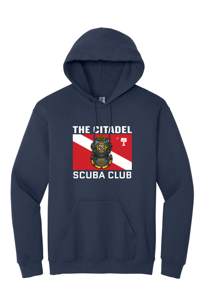 The Citadel, Scuba Logo, Club Sports - Scuba,  Heavy Blend™ Hooded Sweatshirt