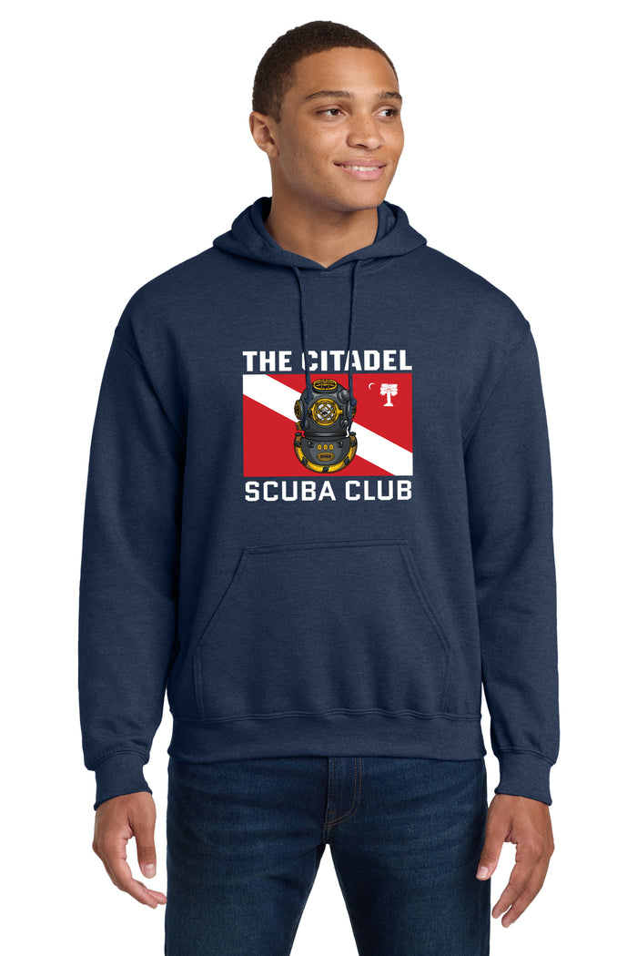 The Citadel, Scuba Logo, Club Sports - Scuba,  Heavy Blend™ Hooded Sweatshirt