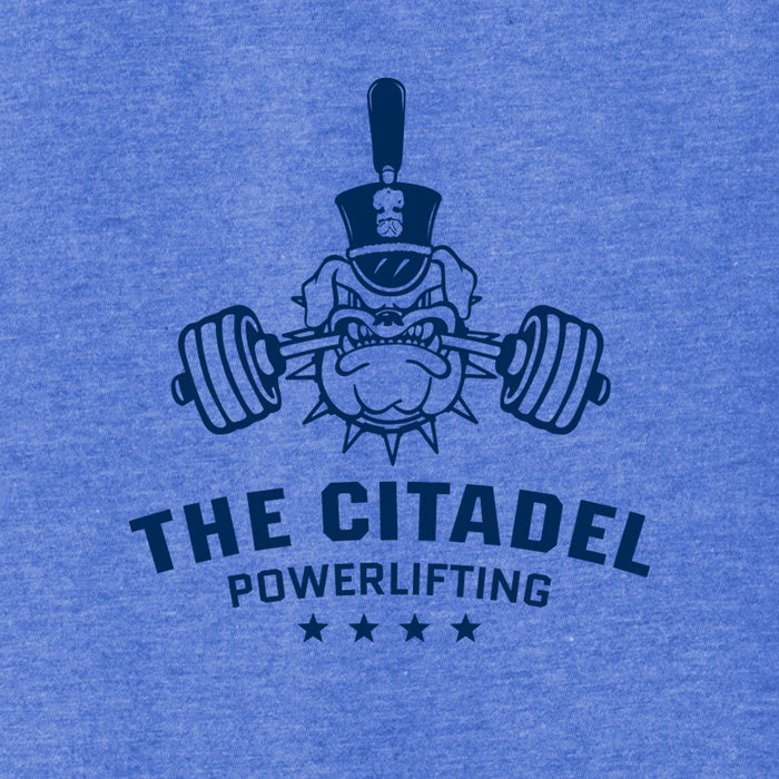 The Citadel, Spike - Powerlifting, District ® V.I.T. ™ Muscle Tank- Royal