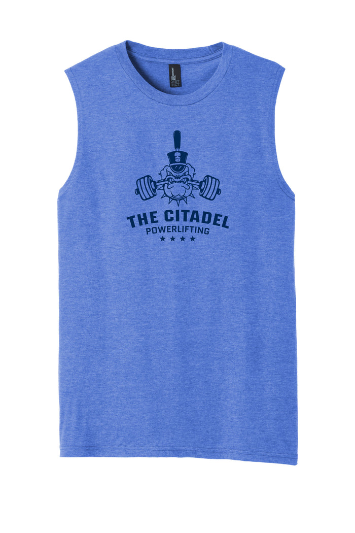 The Citadel, Spike - Powerlifting, District ® V.I.T. ™ Muscle Tank- Royal