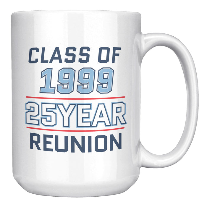 The Citadel Spike , Class of  1999 - 25 Year Reunion White Mug- 15oz