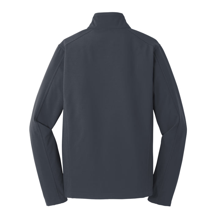 The Citadel Spike, Core Soft Shell Jacket - Battleship Grey- Back
