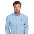 The Citadel, Spike Logo, Brooks Brothers® Wrinkle-Free Stretch Pinpoint Shirt - Newport Blue